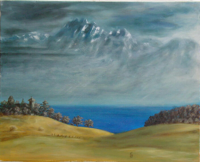 Genfer See im Februar