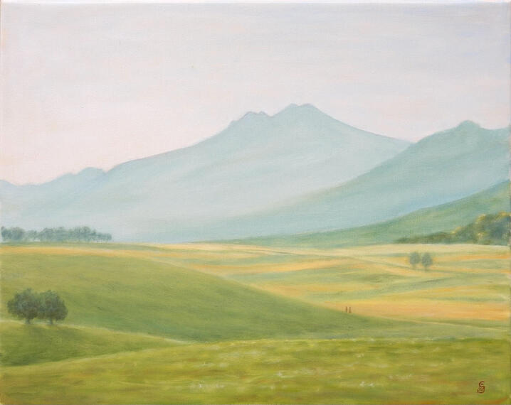 Paare (Der Weissenstein in weiter Landschaft)